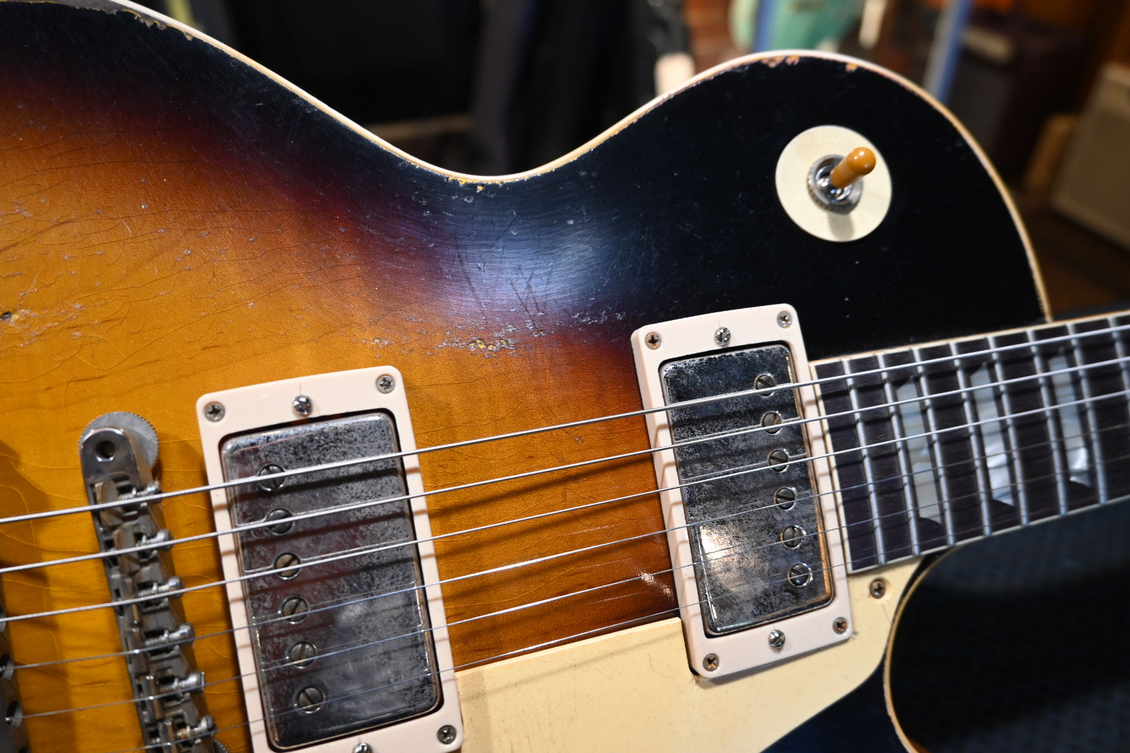 Gibson Custom Shop 1959 Les Paul Standard Reissue Murphy Lab Ultra Heavy Aged - Kindred Burst Guitar #3498 - Danville Music