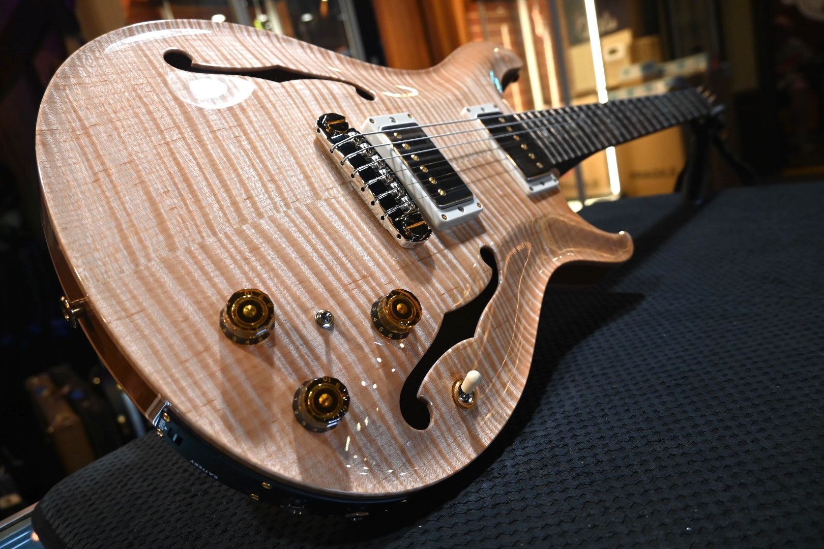 PRS Wood Library Hollowbody II Piezo Rosewood Neck - Natural Guitar #4367 - Danville Music