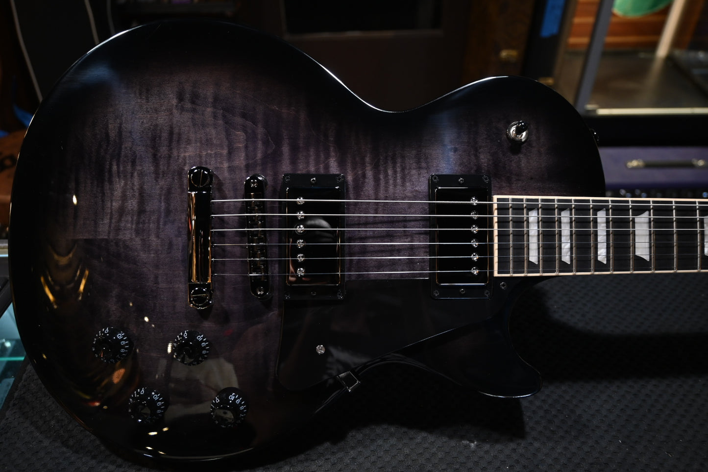 Gibson Les Paul Studio Session - Translucent Ebony Burst Guitar #0277 - Danville Music