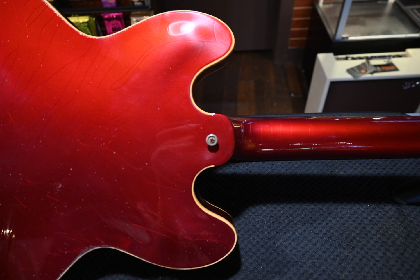 Gibson Custom Shop 1964 ES-335 Reissue Light Aged - Sparkling Burgundy Guitar #0735 - Danville Music