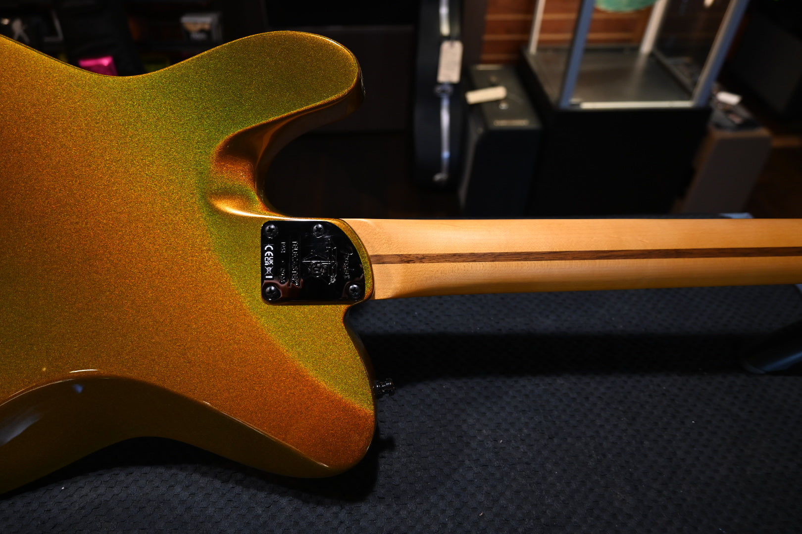 Fender 75th Anniversary American Ultra II Telecaster - Liquid Gold Guitar #6828 - Danville Music