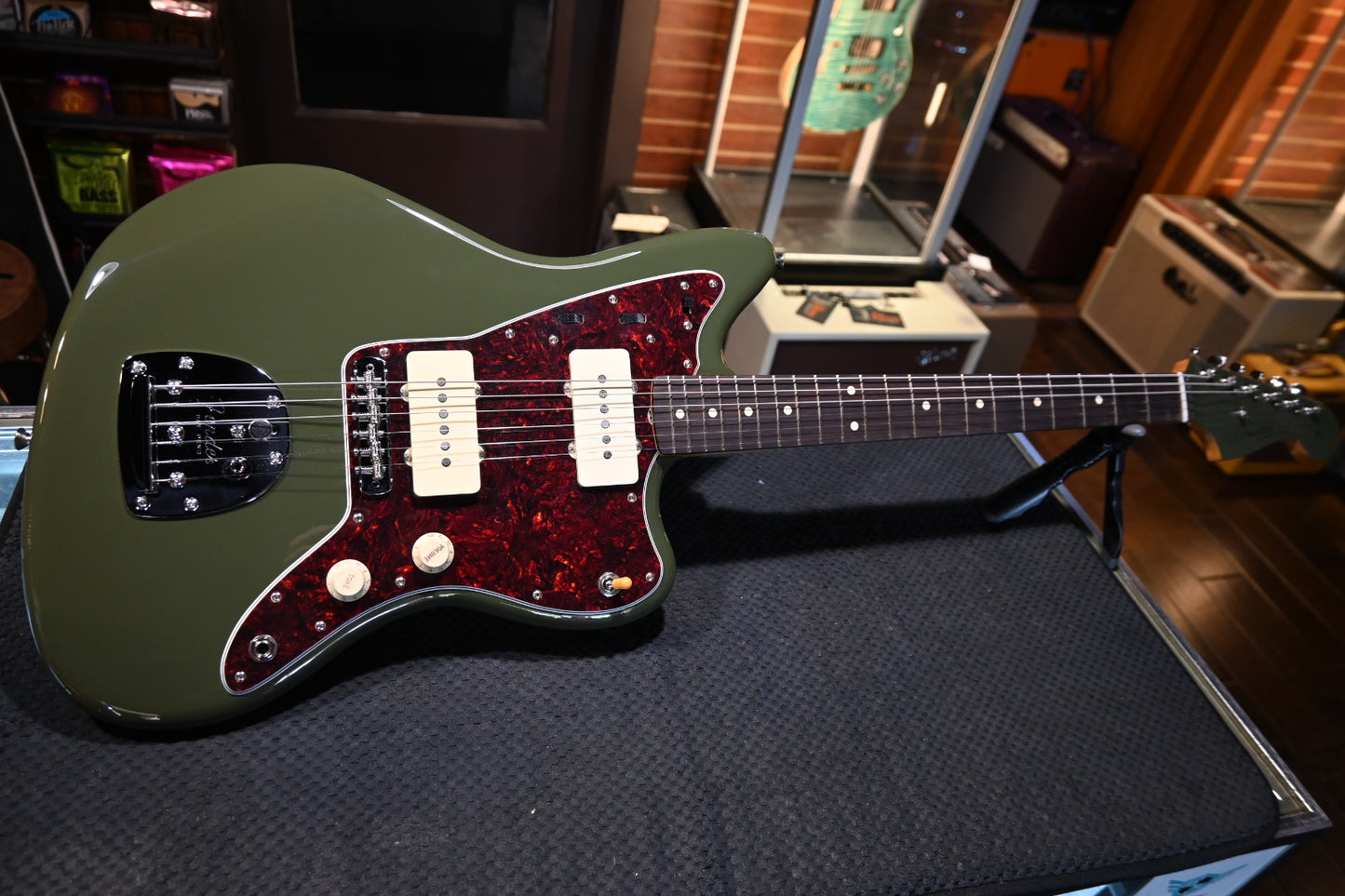 Fender Dealer Exclusive Vintera II ‘50s Jazzmaster - Olive Guitar #1900 - Danville Music