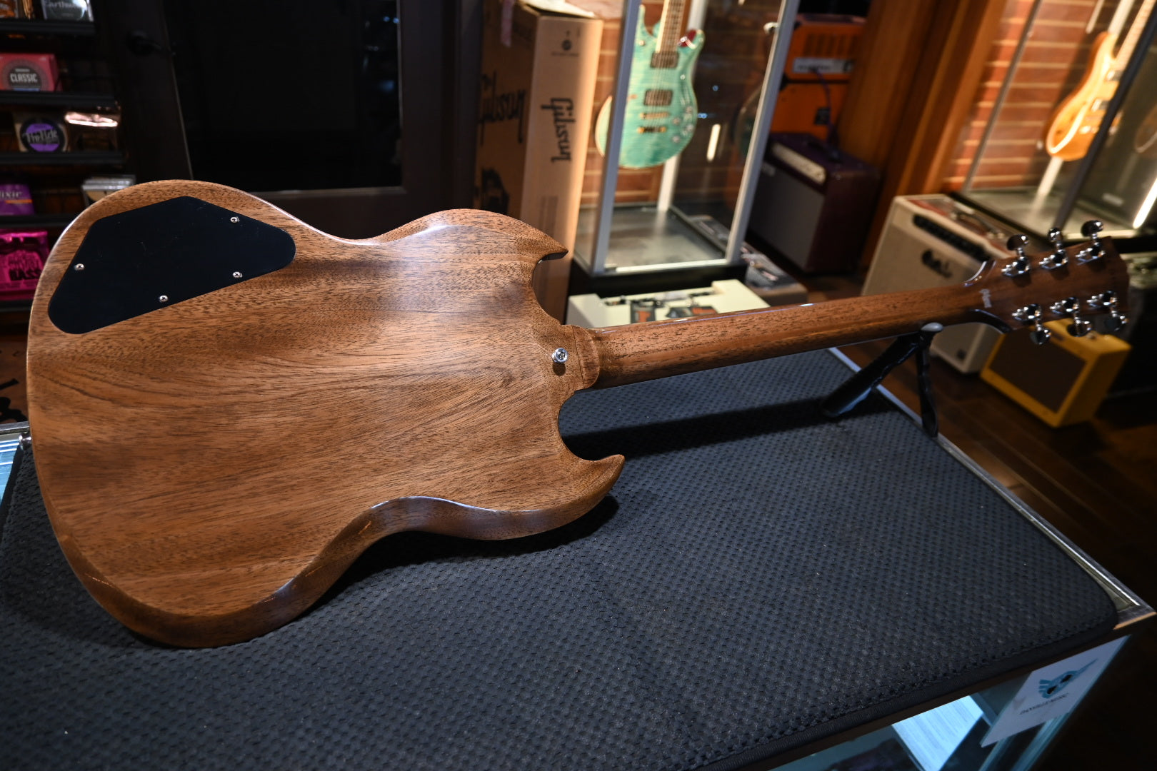 Gibson Custom Shop SG Custom Walnut VOS - Walnut Guitar #0069 - Danville Music