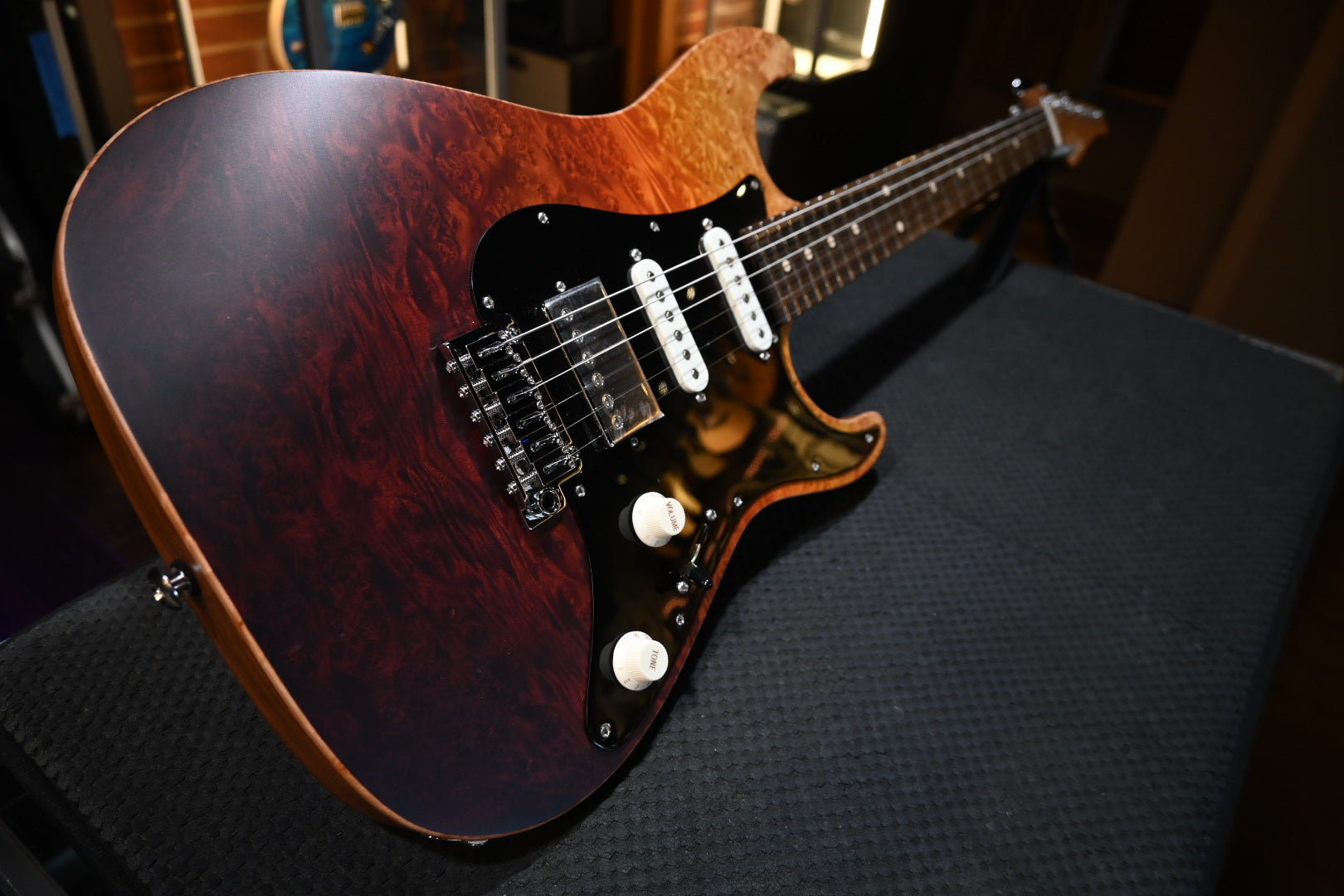 Suhr Custom Standard Maple Burl - Desert Gradient Guitar #1220 - Danville Music