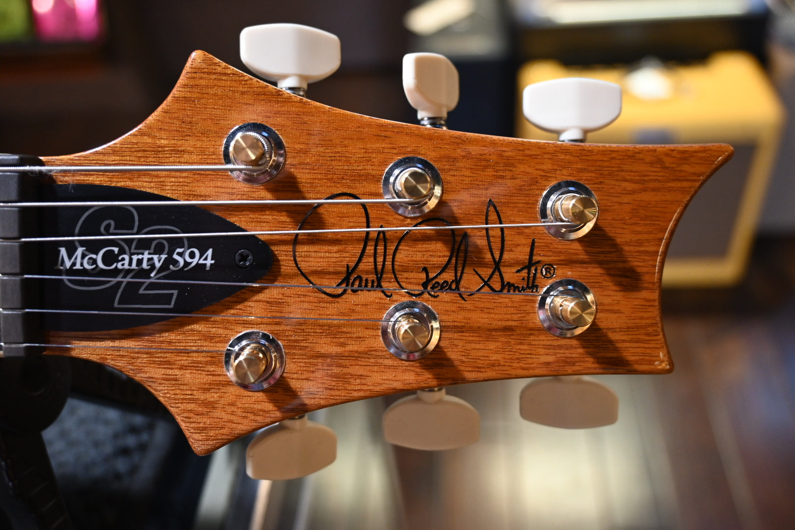 PRS Wood Library S2 McCarty 594 Thinline - Natural Guitar #5483 - Danville Music