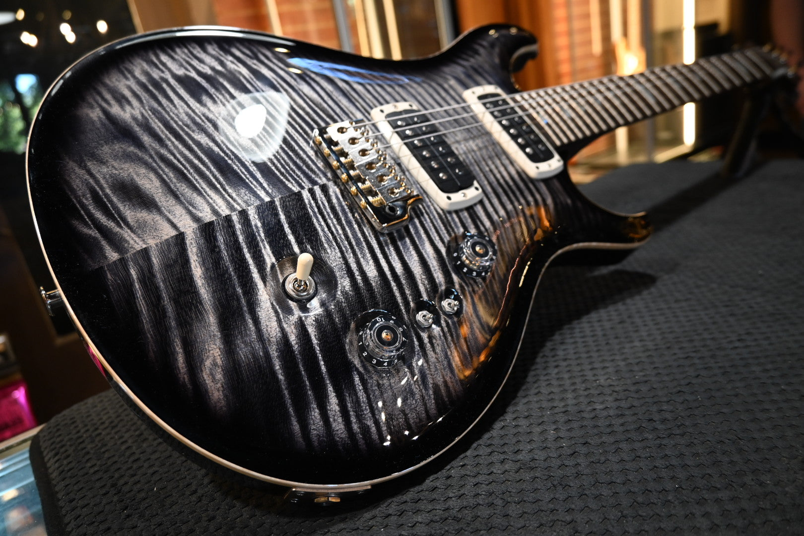 PRS Wood Library Custom 24-08 2024 - Charcoal Burst Guitar #0447 - Danville Music