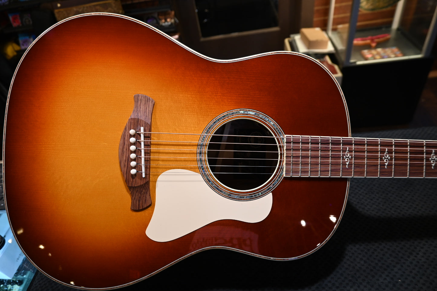 Taylor Custom Gold Label GP Grand Pacific Adirondack Spruce/Honduran Rosewood - Western Sunburst Guitar #6099