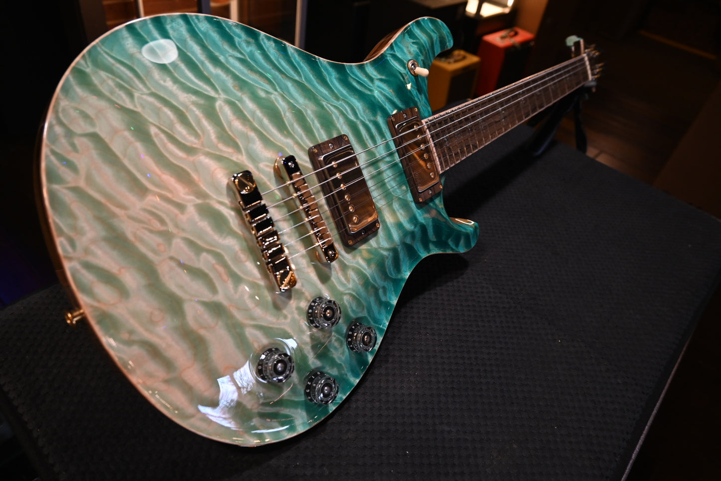 PRS Private Stock McCarty 594 One-Piece Quilt - Bahamian Dragon’s Breath Guitar #11482