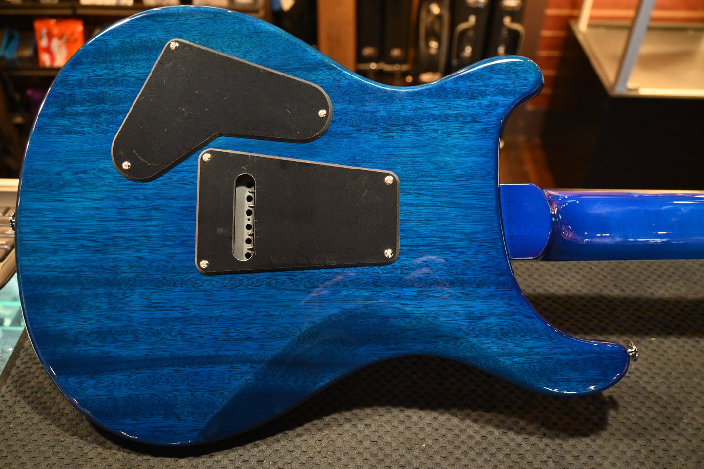 PRS SE Custom 24-08 Quilt - Lake Blue Guitar #1184