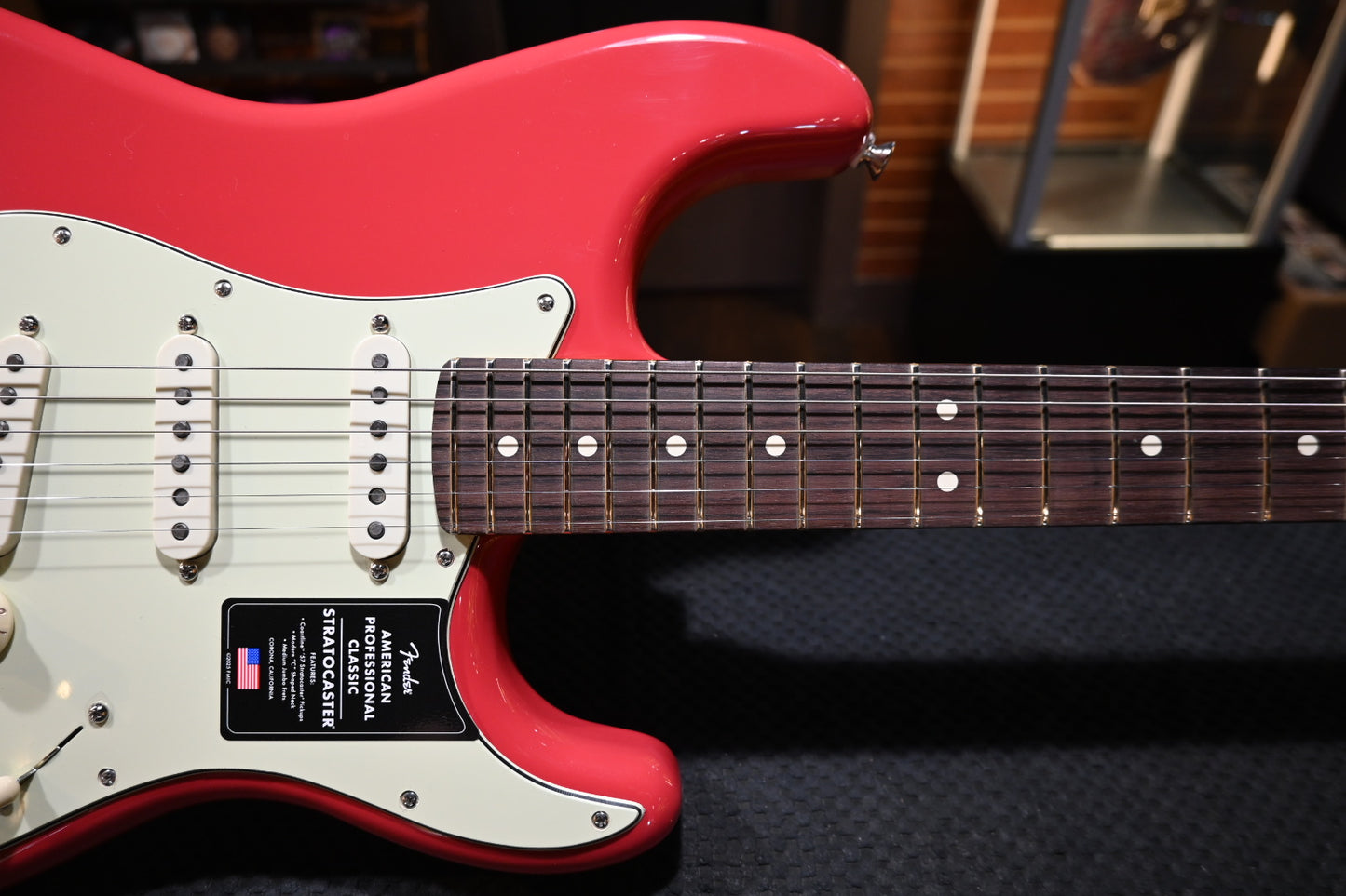 Fender American Professional Classic Stratocaster - Faded Dakota Red Guitar #1302