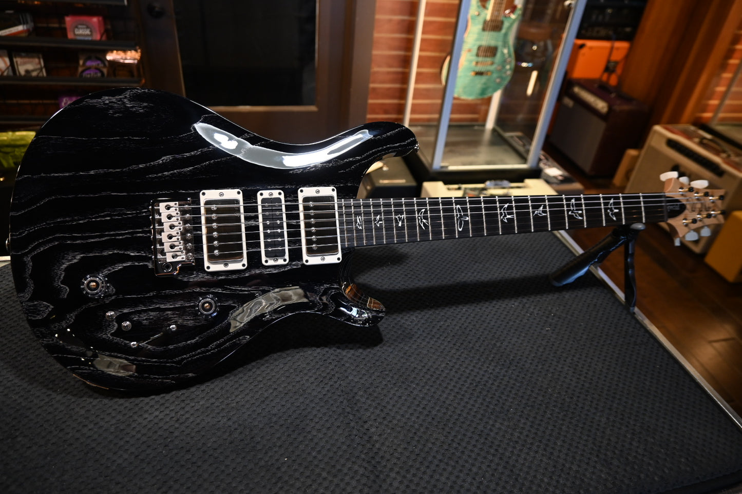 PRS Wood Library Special Semi-Hollow - Black Doghair Guitar #7358 - Danville Music