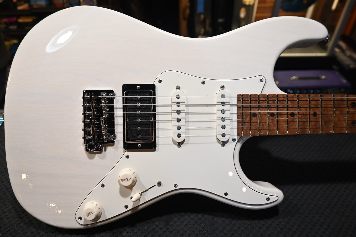 Suhr Pete Thorn Signature Series Traditional 90 - Trans White Guitar #9364 - Danville Music