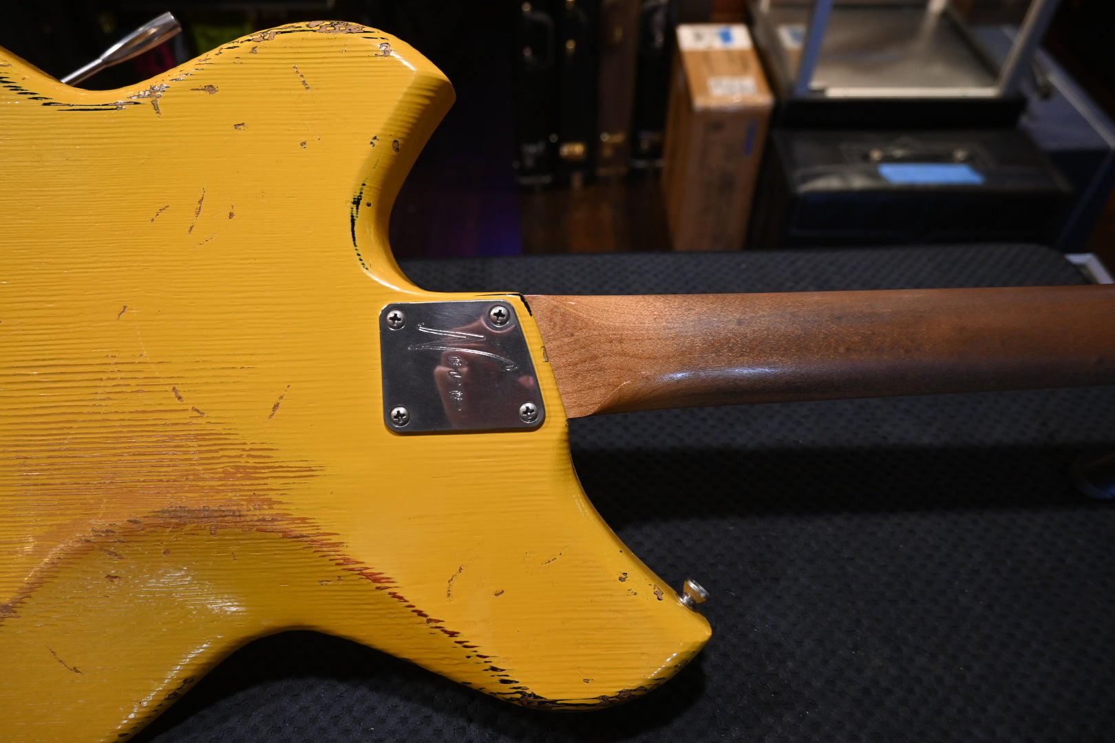 Novo Serus J - Vandalism Yellow over ‘64 3-stone Burst Guitar #5107 - Danville Music