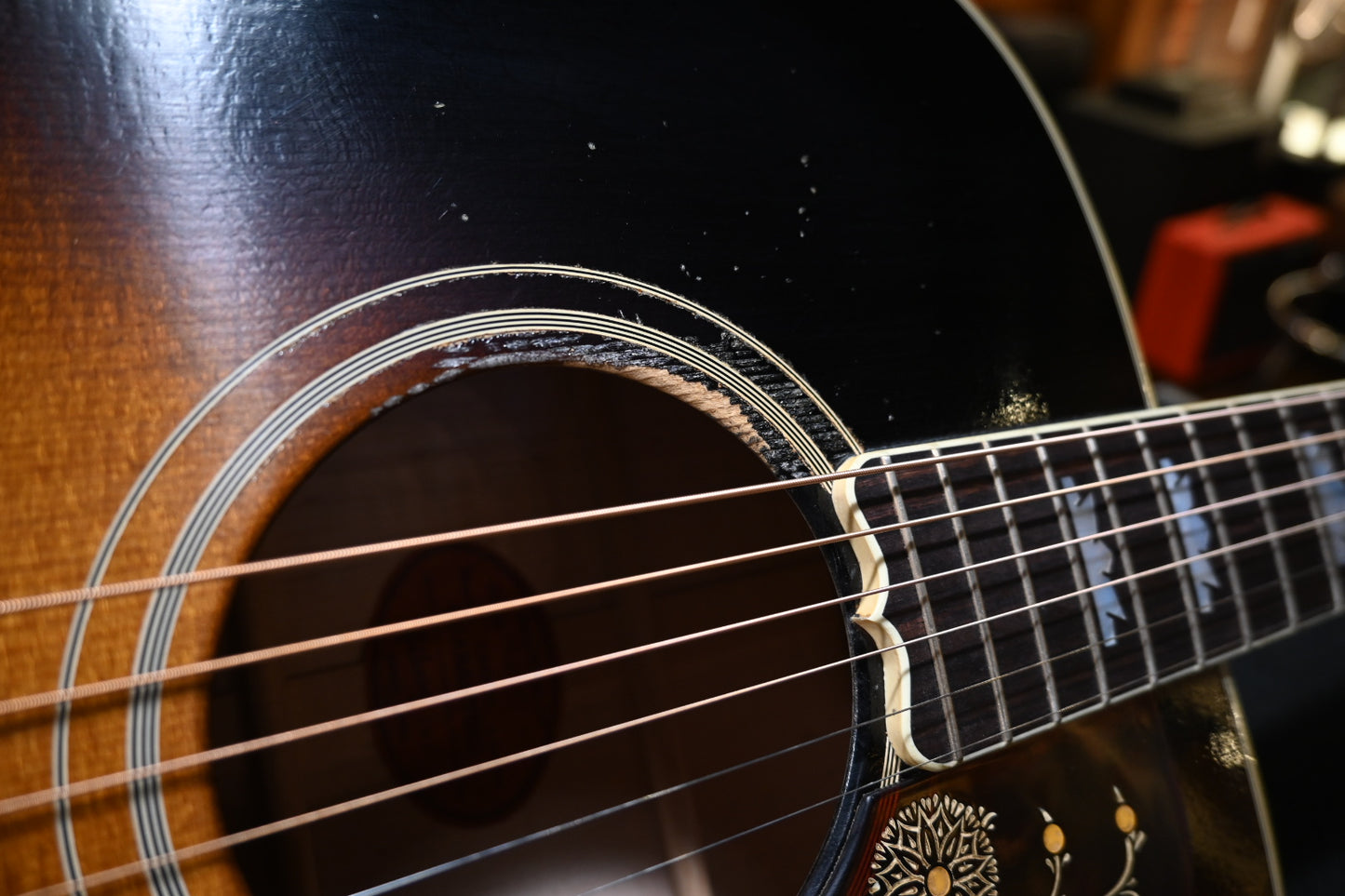 Gibson Custom Shop 1957 SJ-200 Murphy Lab Light Aged - Vintage Sunburst Guitar #4001