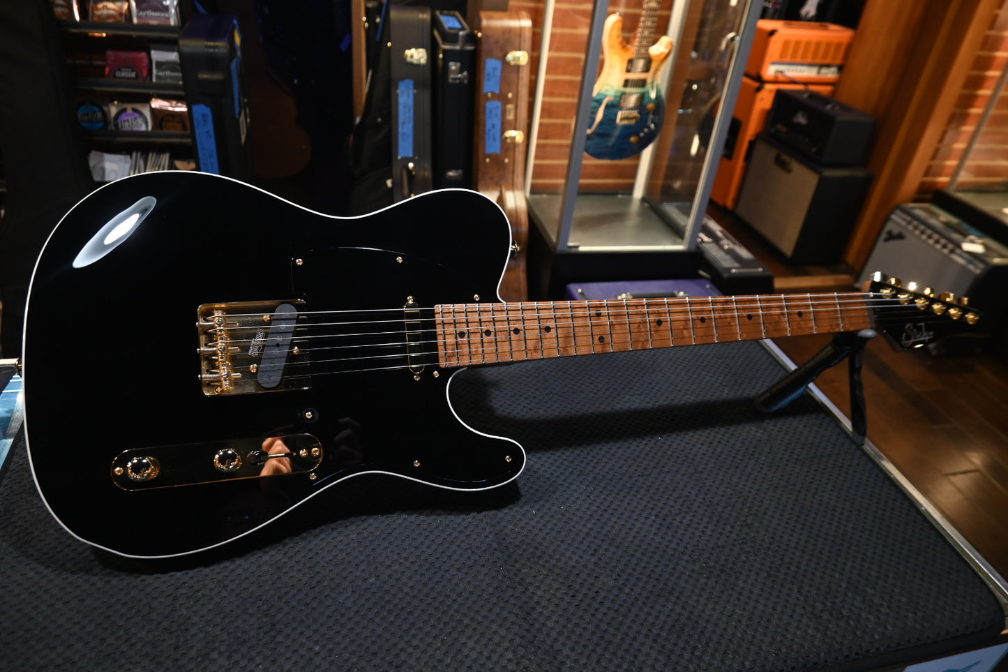 Suhr Asato Signature Series Classic T - Black Guitar #5570 - Danville Music