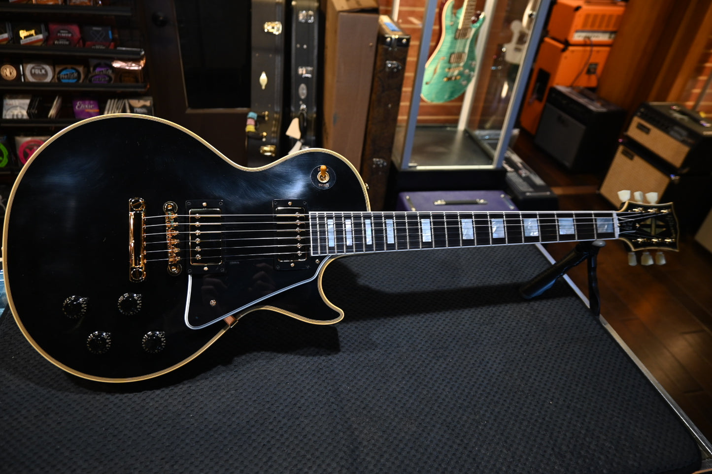 Gibson Custom Shop Les Paul Custom 2-Pickup VOS - Ebony Guitar #1904