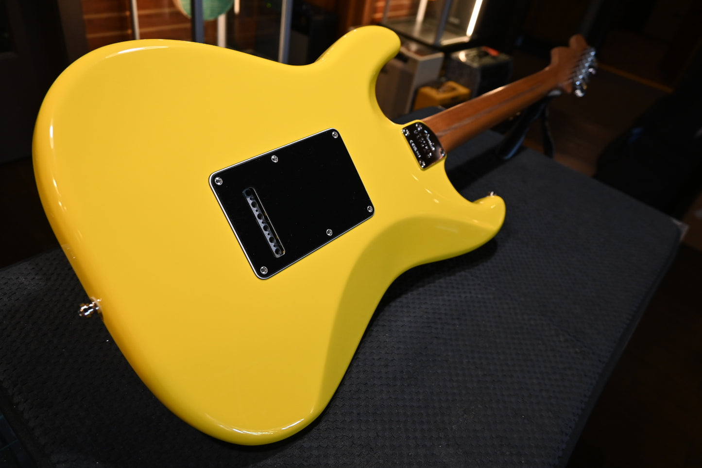Fender Limited Edition American Ultra II Stratocaster HSS - Graffiti Yellow Guitar #8927 - Danville Music