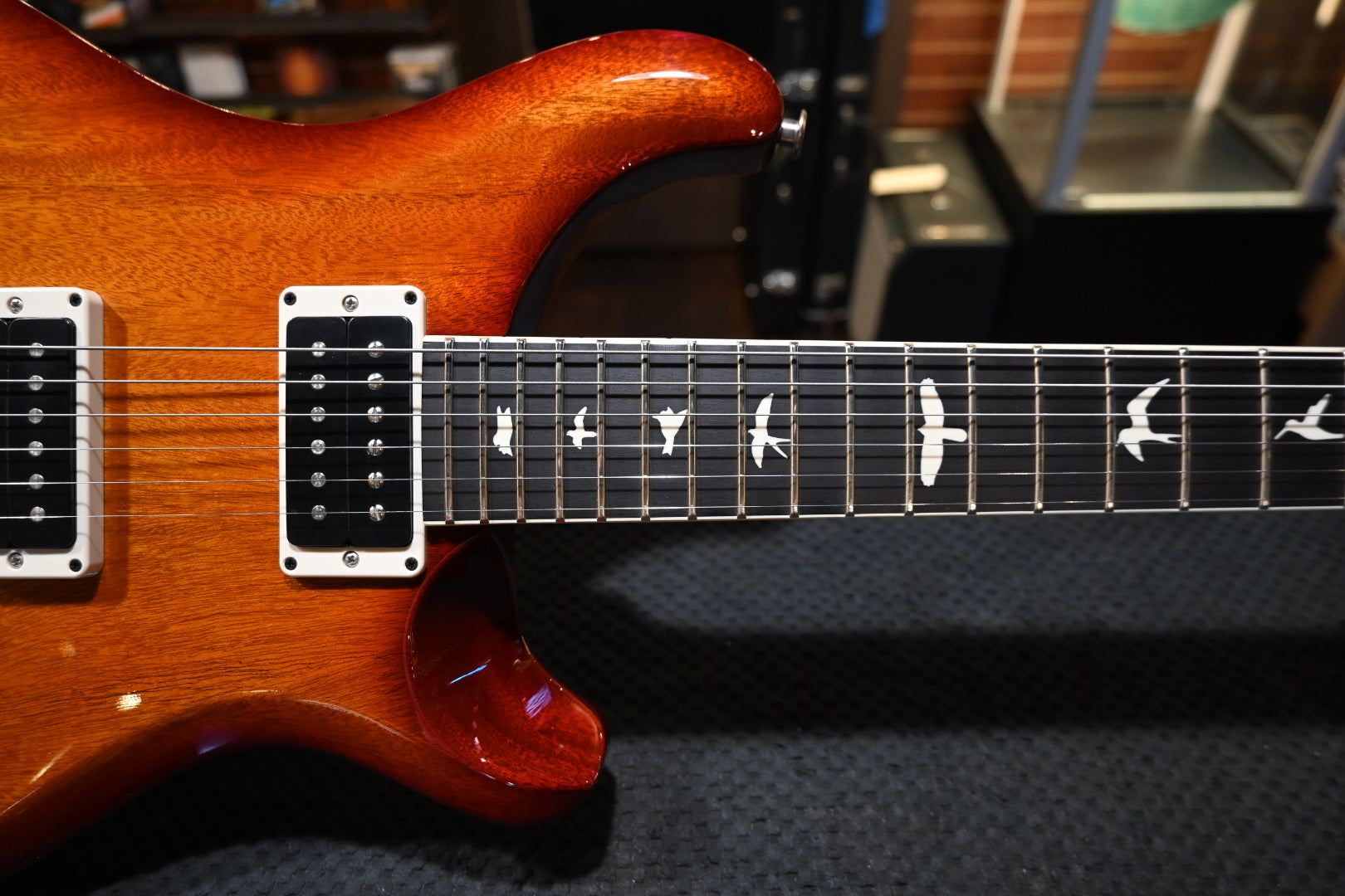 PRS Wood Library S2 McCarty 594 Thinline - Dark Cherry Sunburst Guitar #5491 - Danville Music