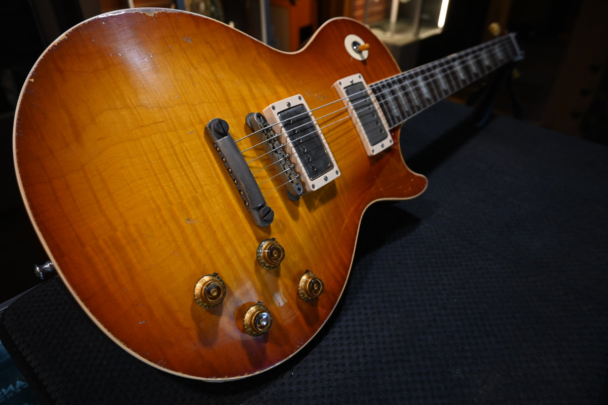 Gibson Custom Shop 1959 Les Paul Standard Reissue Murphy Lab Heavy Aged - Molten Amber Burst Guitar #1754