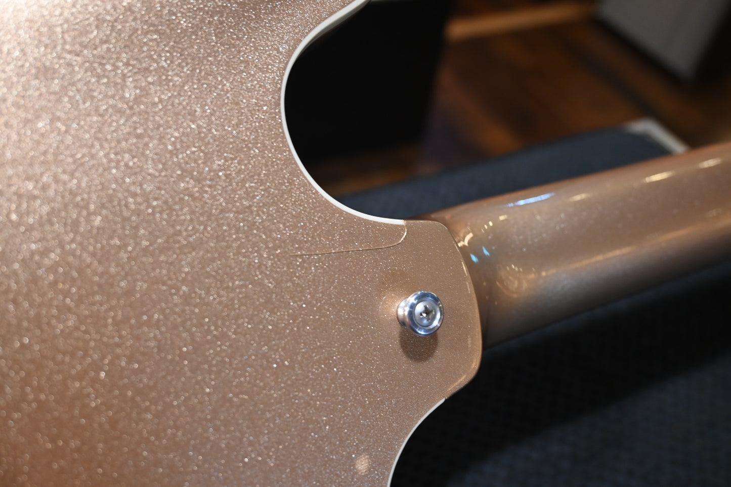 Gibson Dave Grohl DG-335 2014 - Metallic Gold Guitar #118 - Danville Music