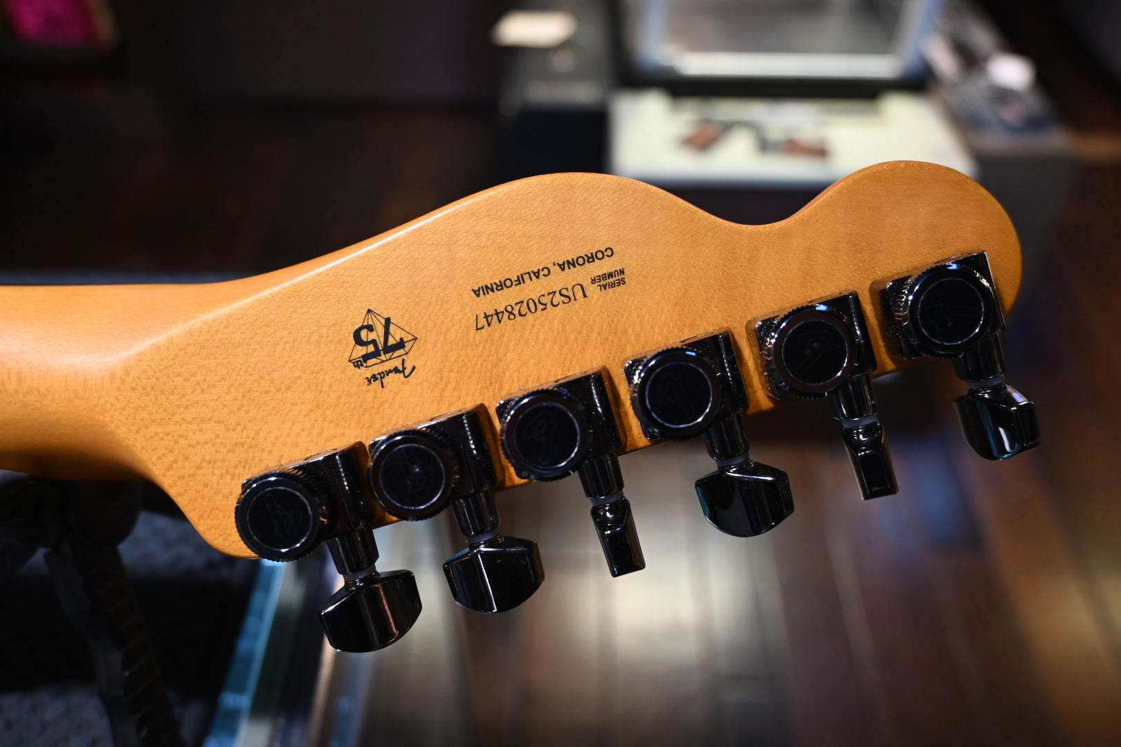 Fender 75th Anniversary American Ultra II Telecaster - Liquid Gold Guitar #8447 - Danville Music