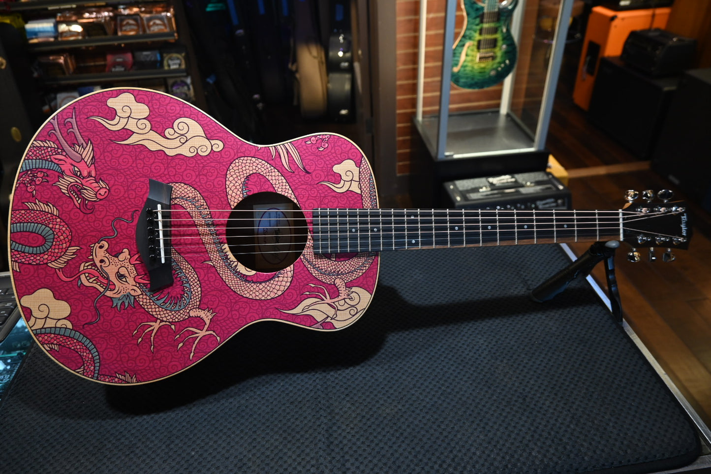 Taylor GS Mini-e Special Edition Dragon Guitar #4252