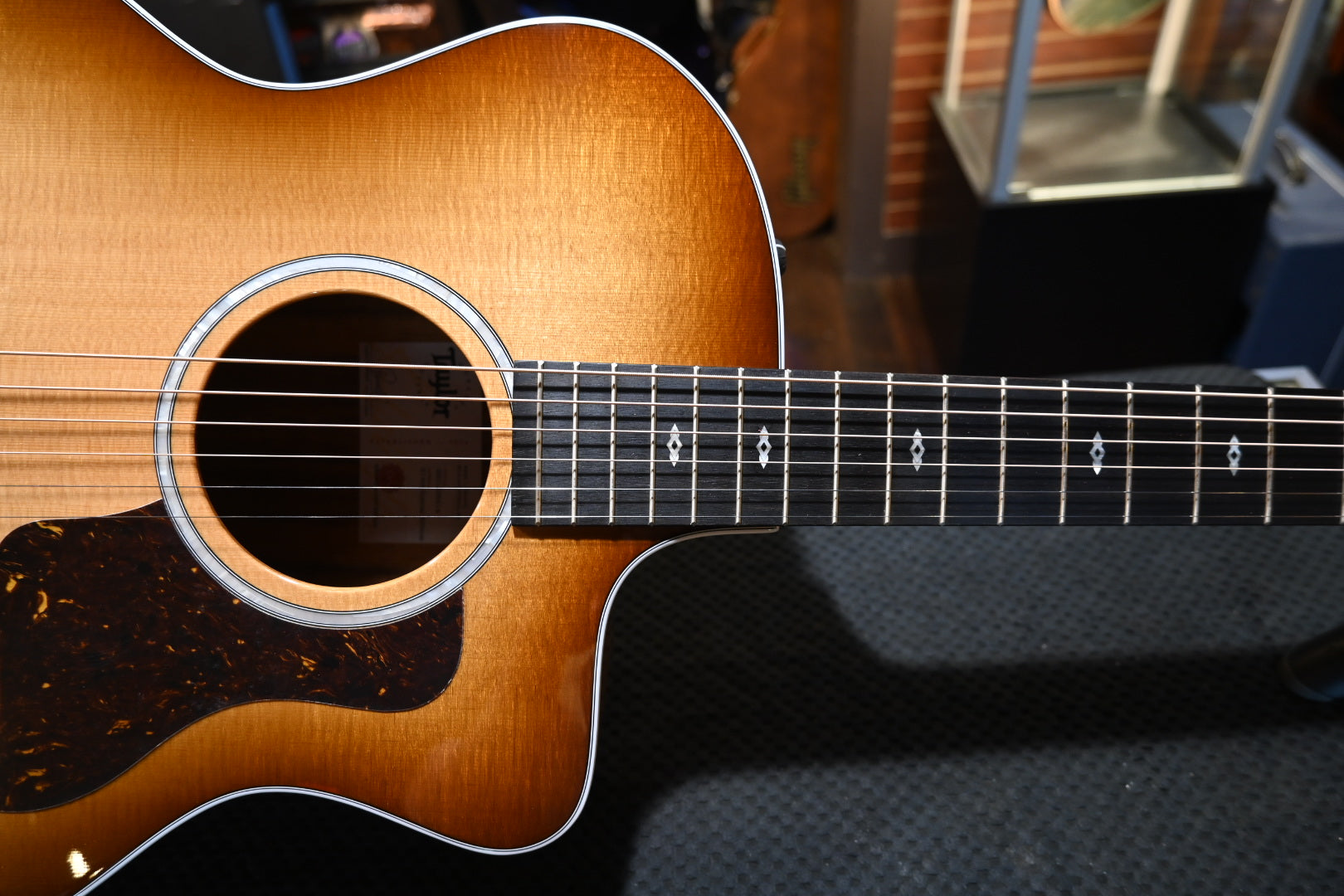 Taylor 214ce Special Edition Tigerwood Guitar #5414 - Danville Music