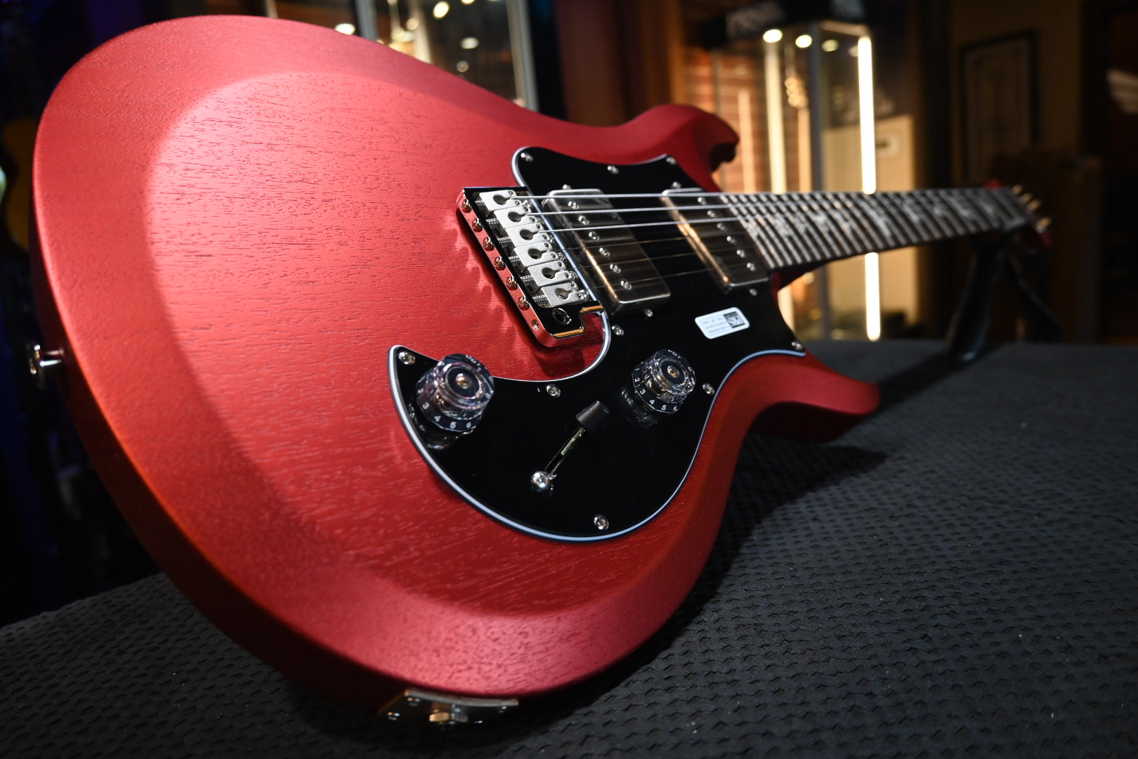 PRS S2 Standard 24 Satin - Red Apple Metallic Guitar #1450 - Danville Music