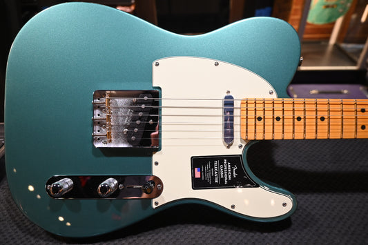 Fender American Professional Classic Telecaster - Faded Sherwood Green Metallic Guitar #8759