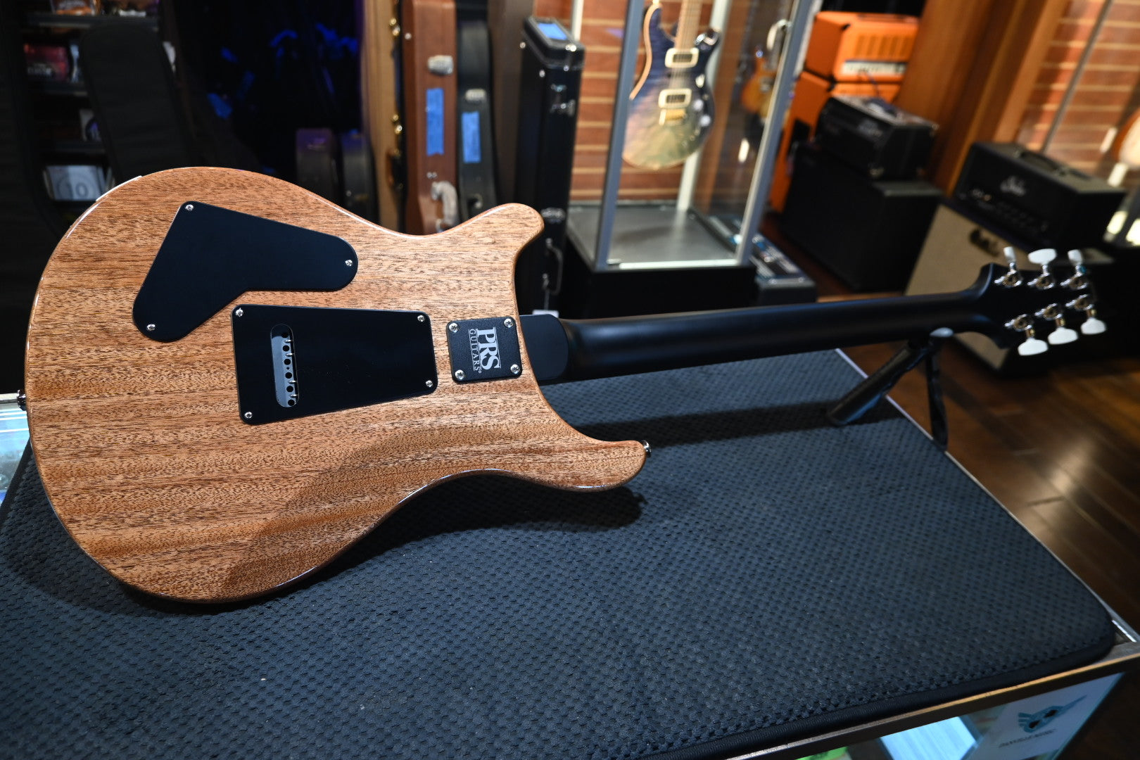 PRS Wood Library CE 24 Angel Step Quilt - Blue Crab Blue Guitar #0429 - Danville Music