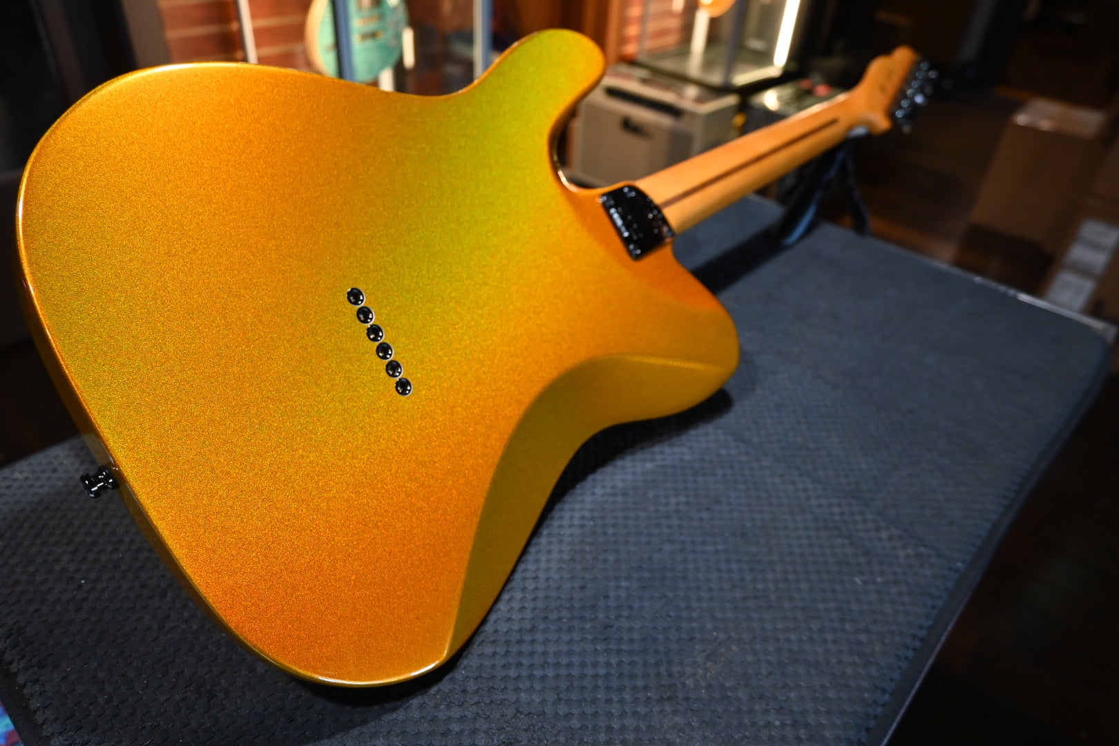 Fender 75th Anniversary American Ultra II Telecaster - Liquid Gold Guitar #8447 - Danville Music