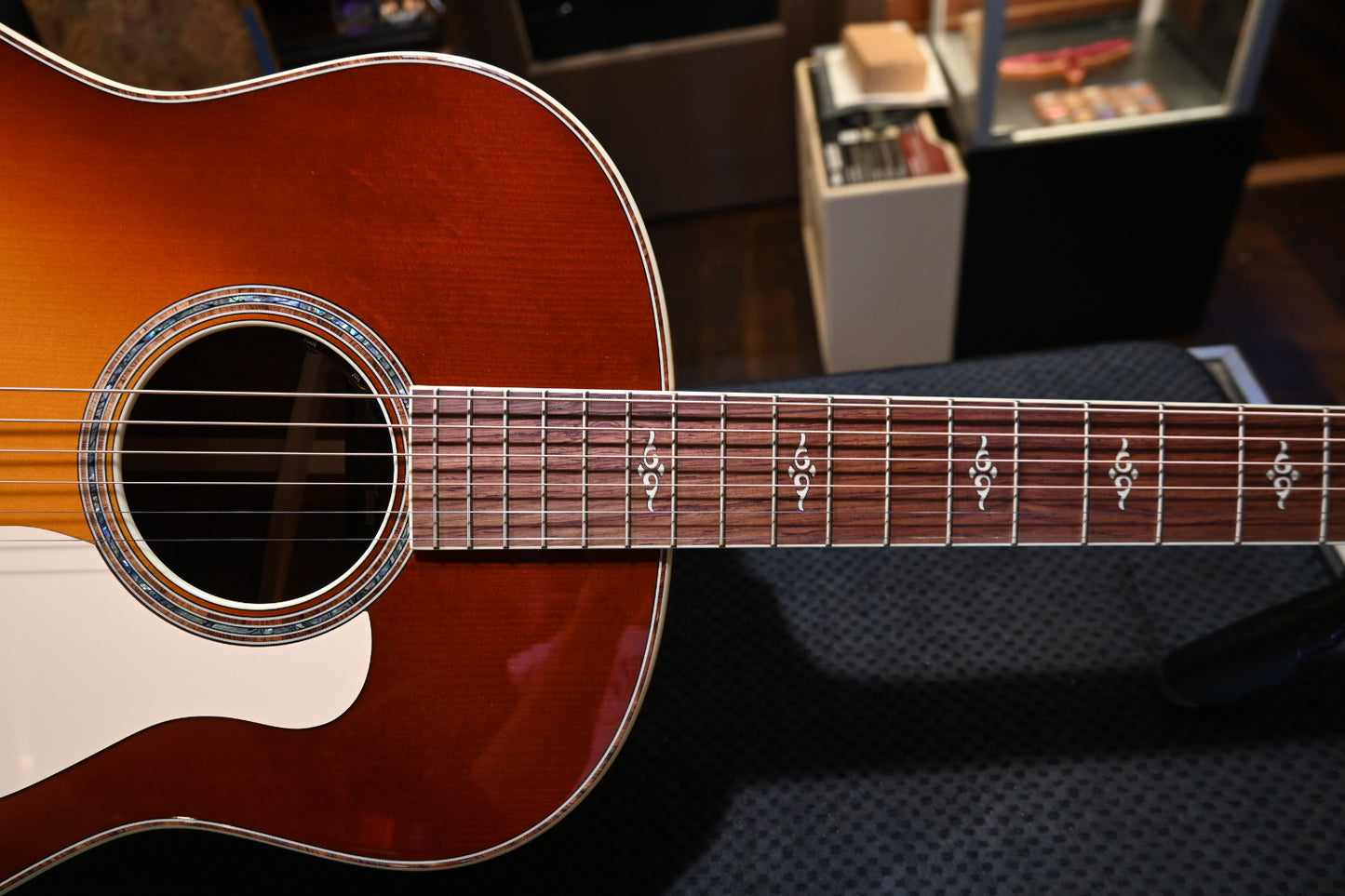 Taylor Custom Gold Label GP Grand Pacific Adirondack Spruce/Honduran Rosewood - Western Sunburst Guitar #6099