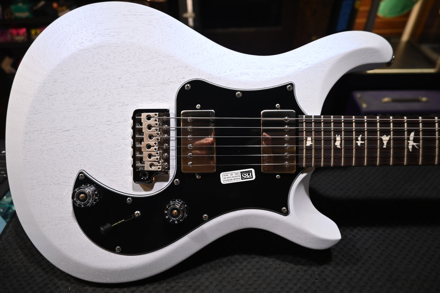 PRS S2 Standard 24 Satin - Pearl White Guitar #2553 - Danville Music