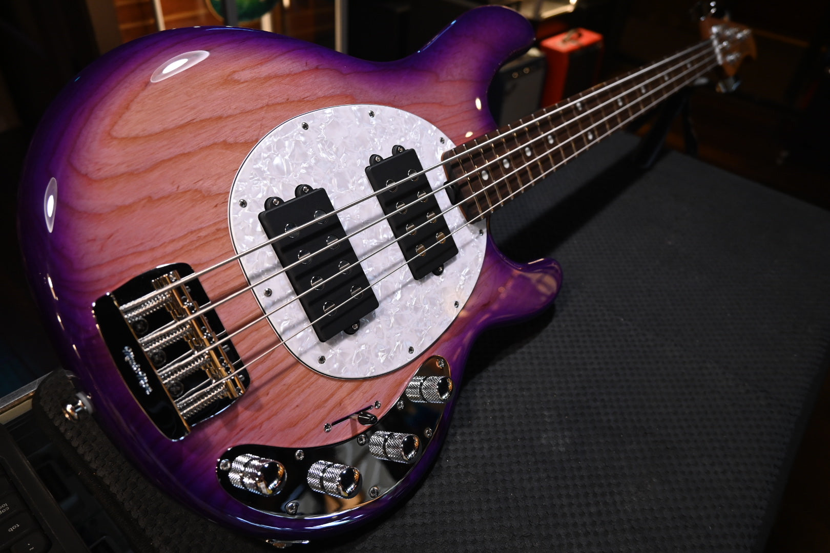 Music Man Stingray Special HH - Purple Sunset Bass #4621 - Danville Music