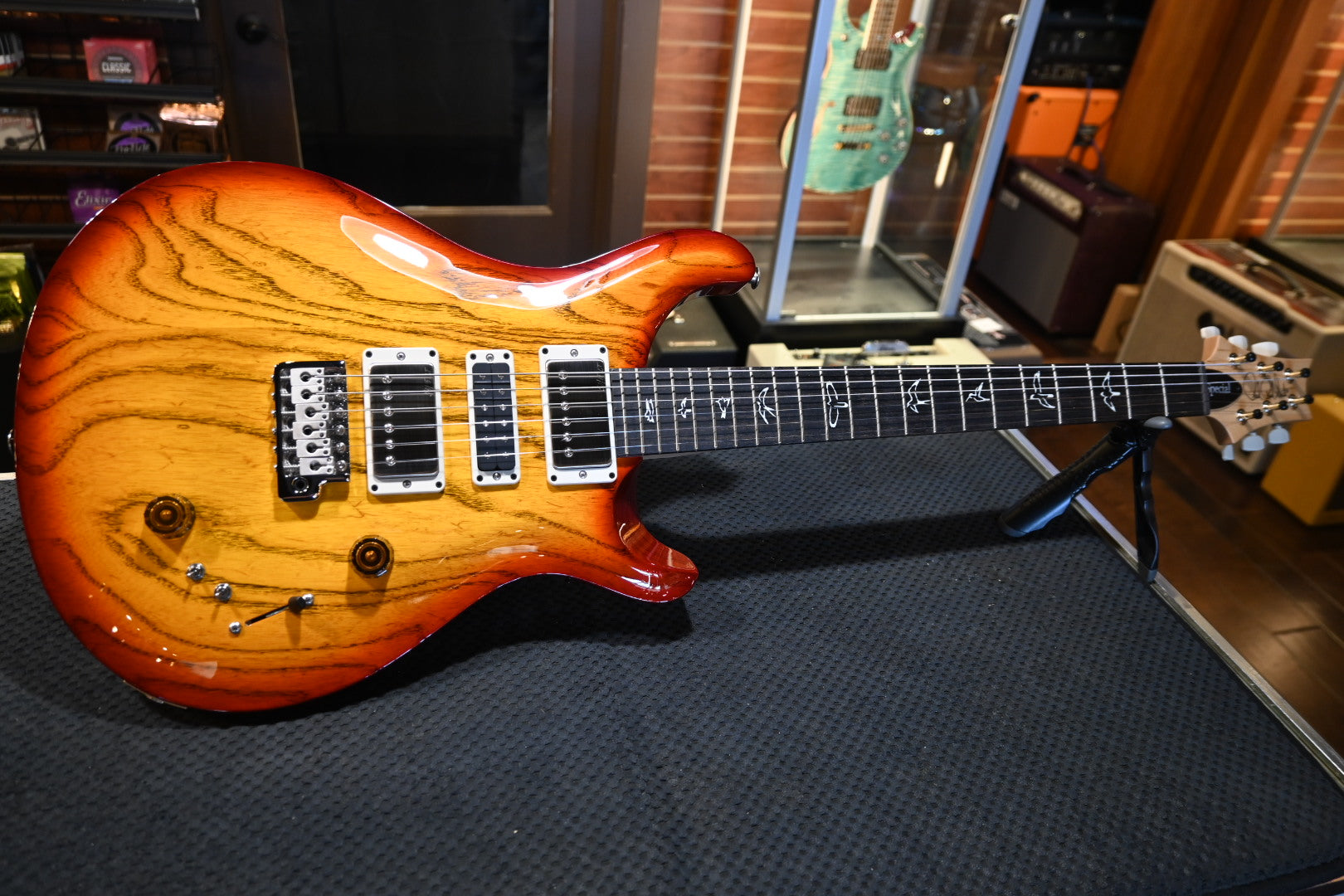 PRS Wood Library Swamp Ash Special - Dark Cherry Sunburst Guitar #7363 - Danville Music