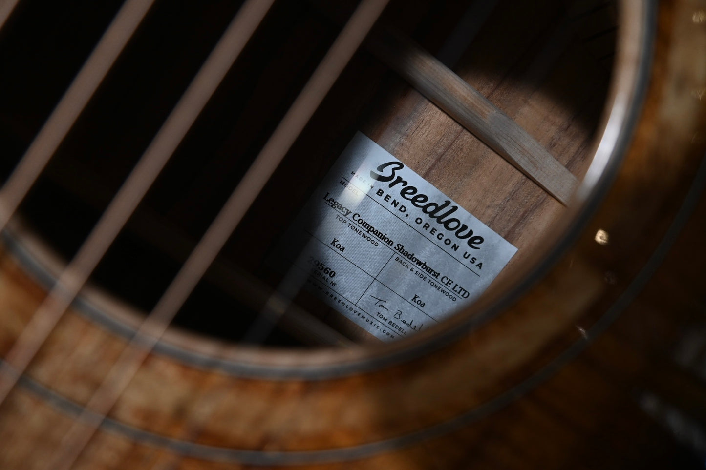 Breedlove Legacy Companion Shadowburst CE LTD 2024 Guitar #9560 - Danville Music