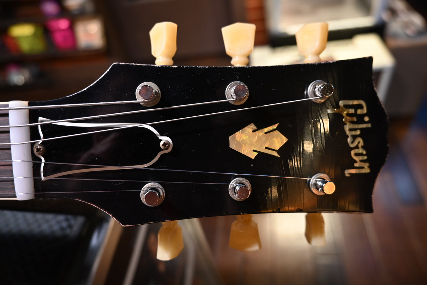 Gibson Custom Shop 1964 SG Standard Reissue Batwing Light Aged - Sparkling Burgundy Guitar #5704 - Danville Music