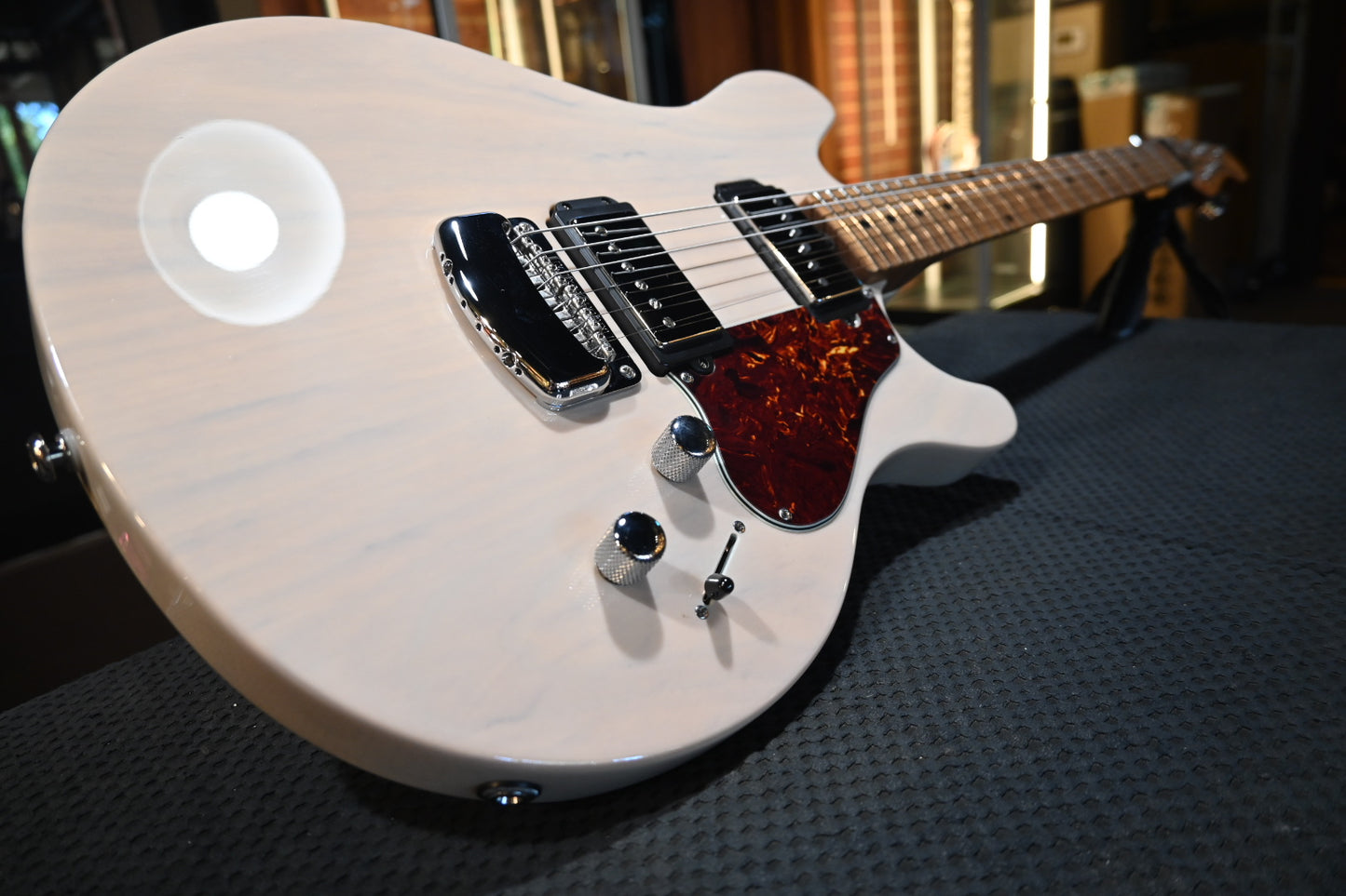 Music Man Valentine - Trans Buttermilk Guitar #3966 USED - Danville Music