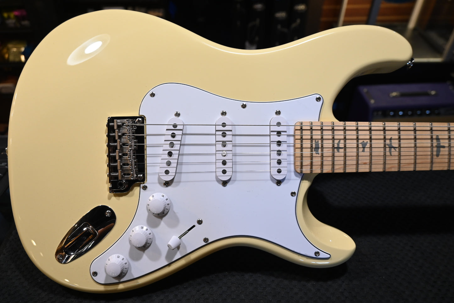 PRS SE Silver Sky Maple - Moon White Guitar #7314 - Danville Music