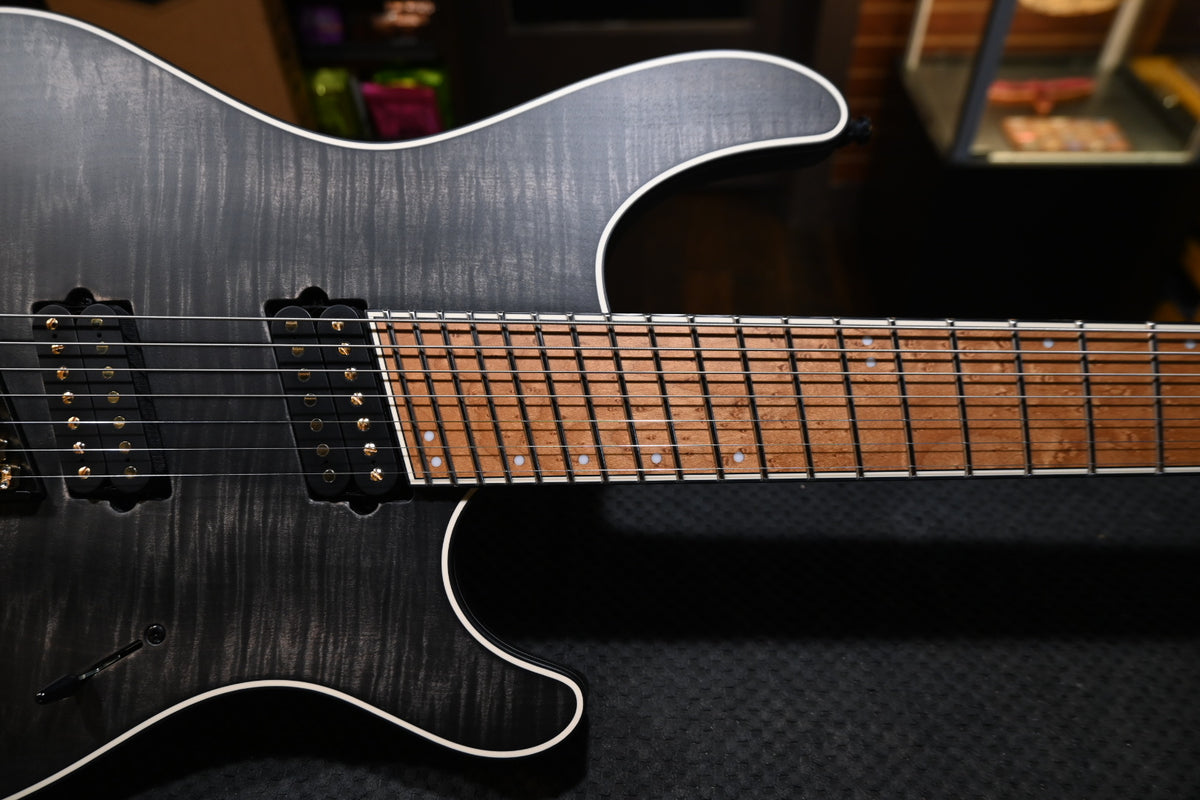 Mayones Regius VF 7 Multi-Scale - Antique Black Matt Guitar #8144