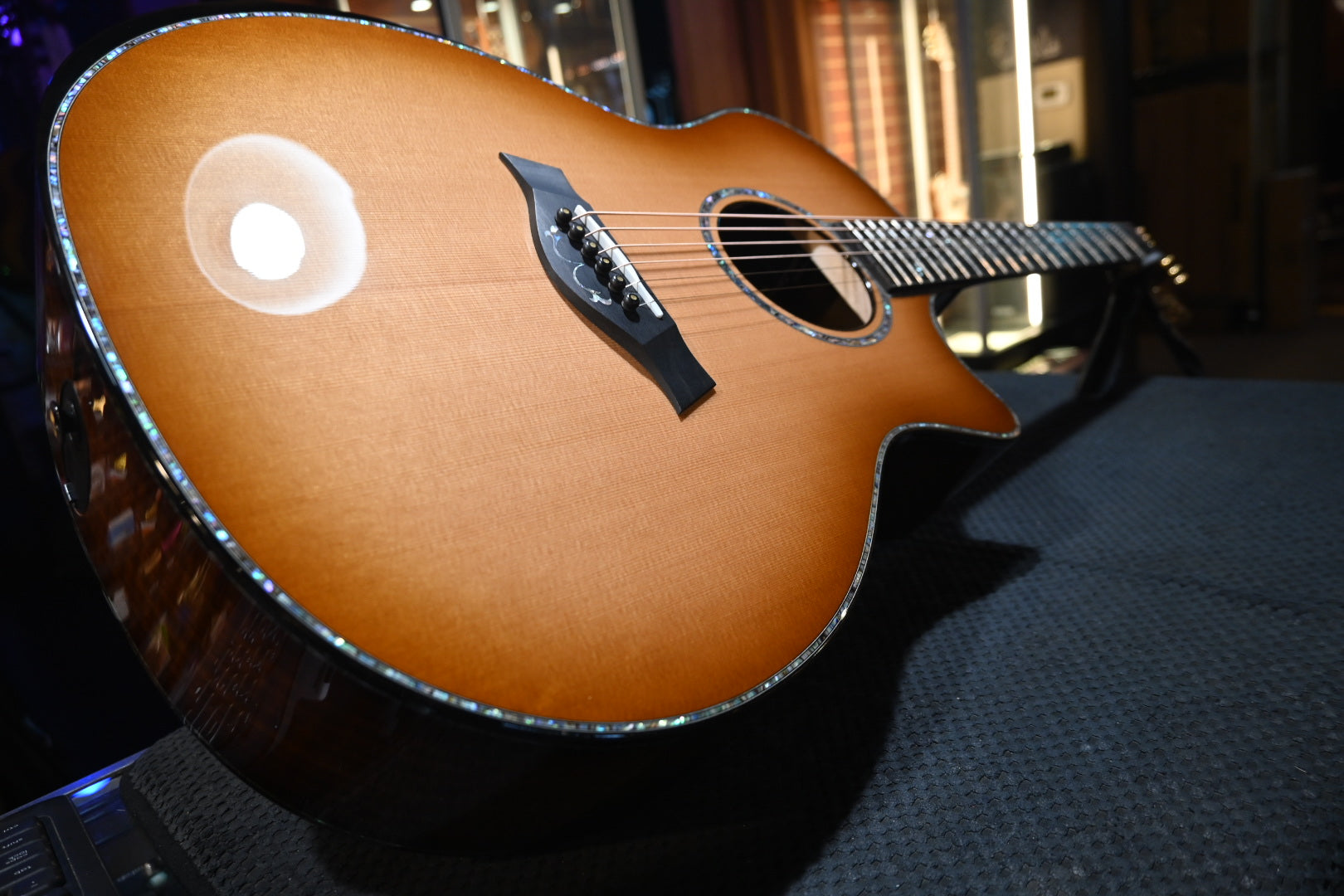 Taylor 50th Anniversary PS14ce LTD Cedar/Claro Walnut Guitar #3100 - Danville Music
