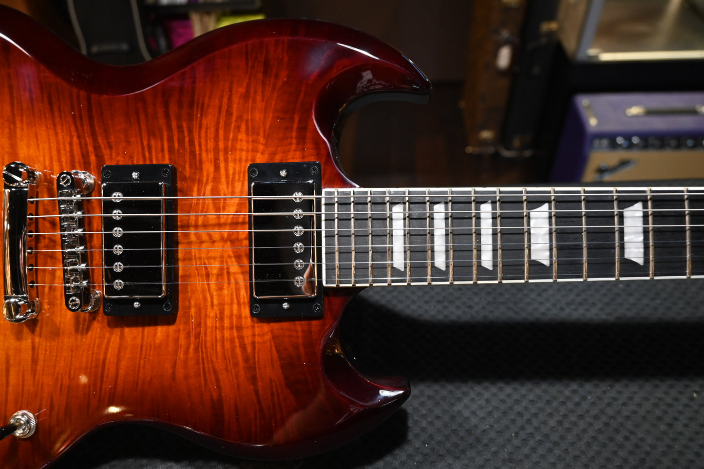 Epiphone SG Modern Figured - Mojave Burst Guitar #2896 - Danville Music