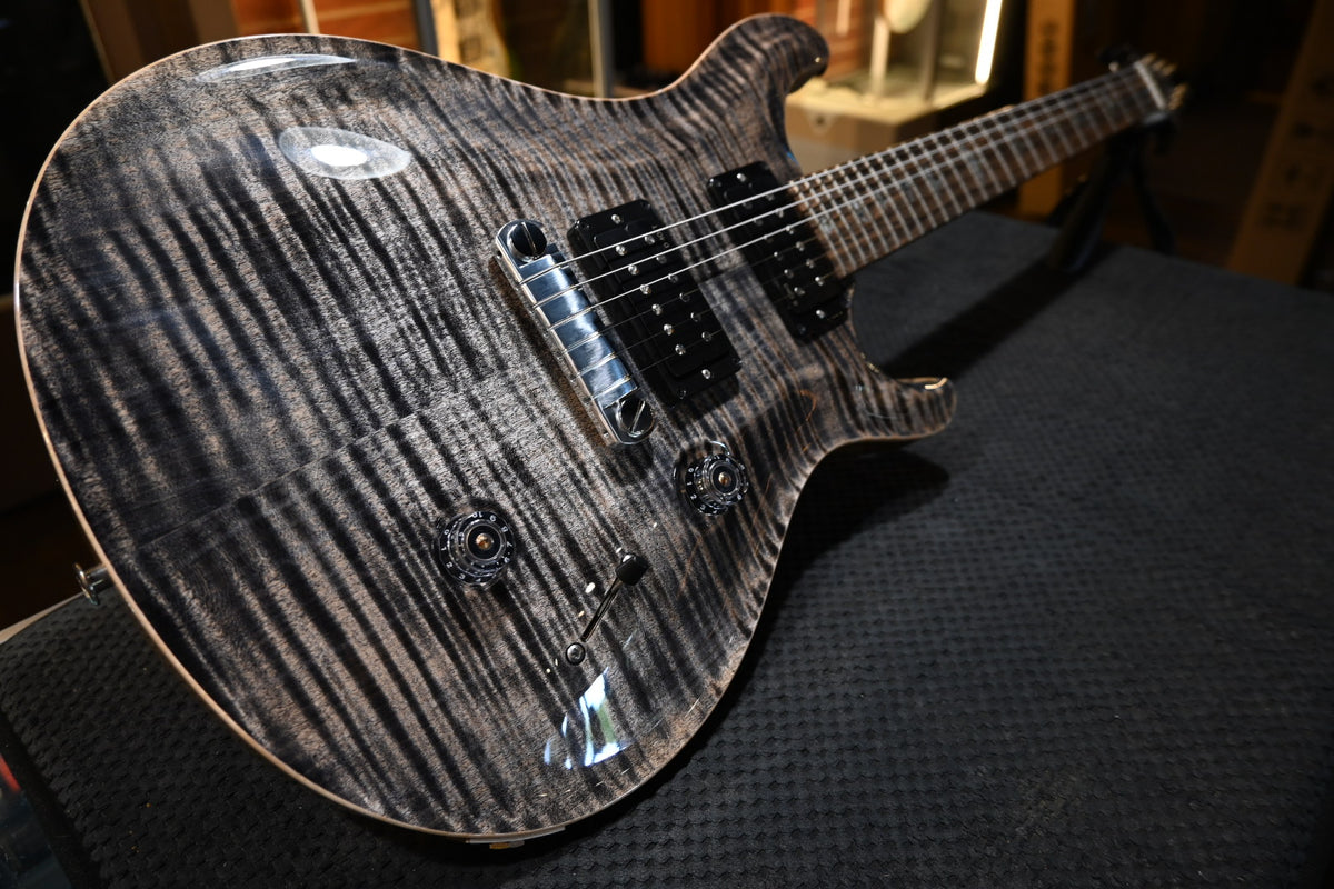 PRS Wood Library Custom 24 Stoptail Limited Edition 10-Top - Charcoal Guitar #0111