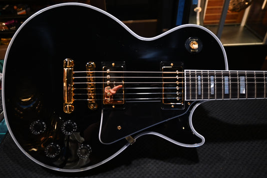 Gibson Custom Shop Les Paul Custom Long Scale - Ebony Guitar #1590