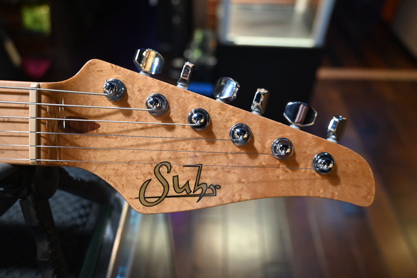 Suhr Custom Classic T 2012 Flamed Redwood - Natural Guitar #7887 - Danville Music