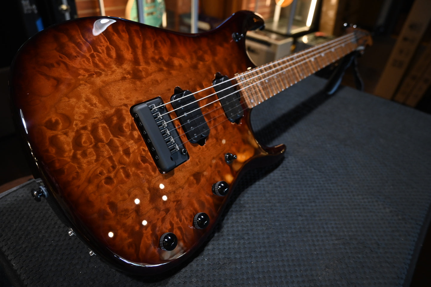Music Man JP15 - Amber Waves Quilt Guitar #0281 - Danville Music