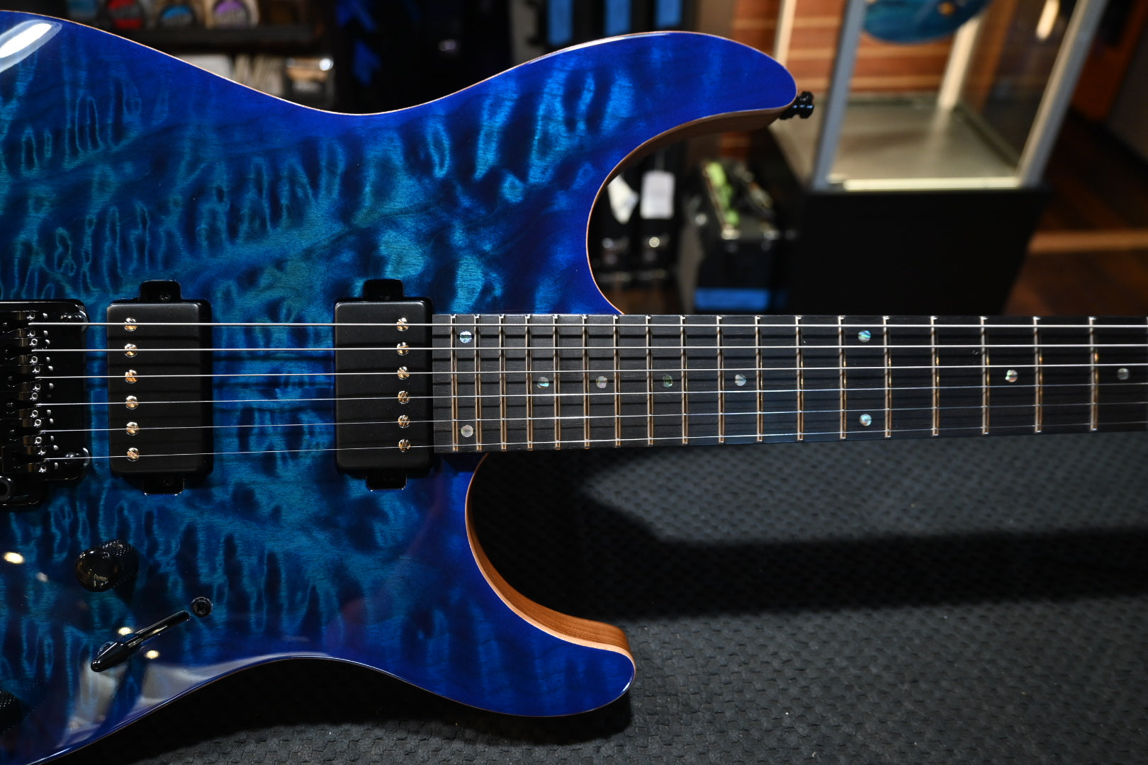 Mayones Aquila Elite S 6 - Infinite Blue Guitar #5603 - Danville Music