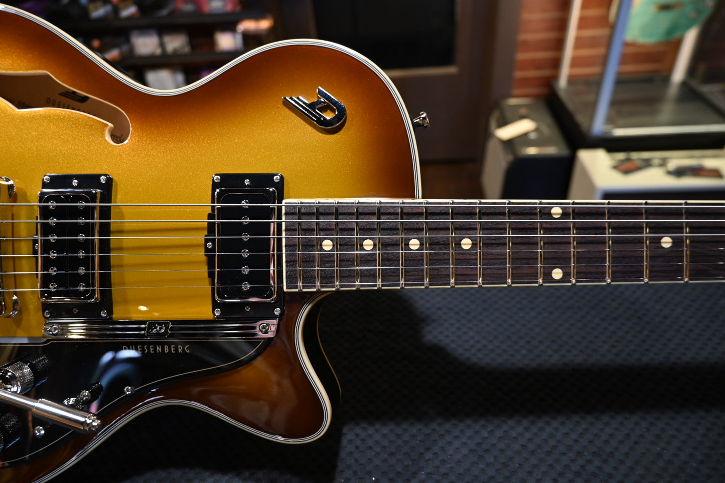 Duesenberg Alliance Series Joe Walsh Signature - Gold Burst Guitar #3084 - Danville Music