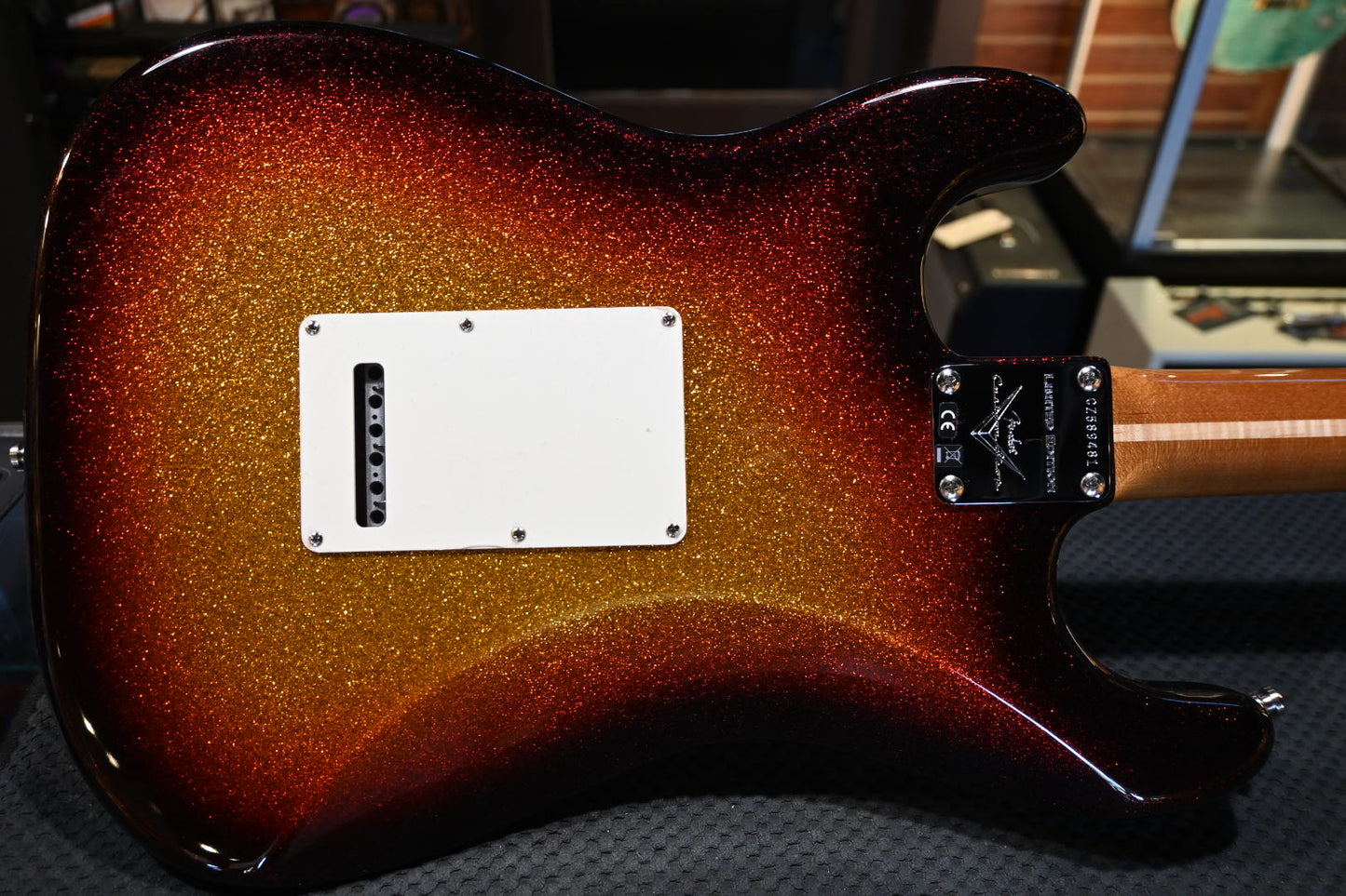 Fender Custom Shop Limited Edition Custom Deluxe Roasted Stratocaster - 3-Tone Burst Sparkle Guitar #9481 - Danville Music