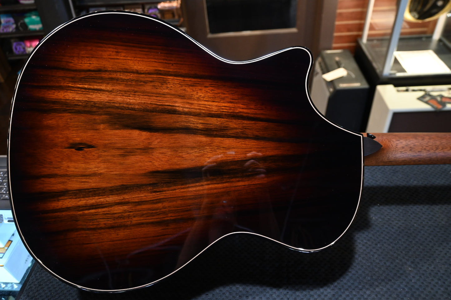 Taylor Next Generation Builder’s Edition 814ce LTD Macassar - Shaded Edge Burst Guitar #5030 - Danville Music